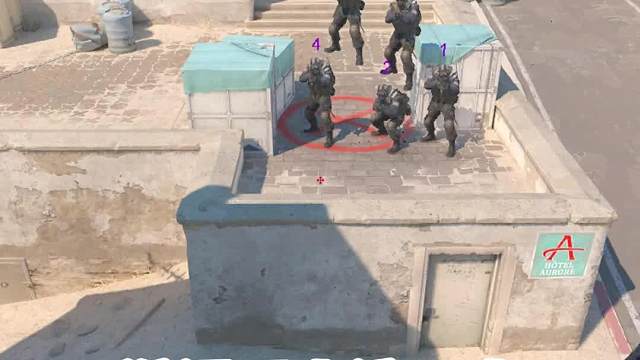 沙二好用燃烧弹，老六抑制器，全烧出来，别躲了 club#CS2#游戏教学