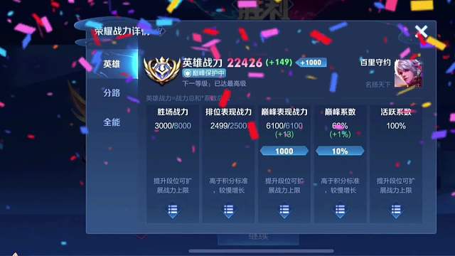 全网第一战力守约诞生，摆烂鸽晋级巅峰第！刷新战力榜！