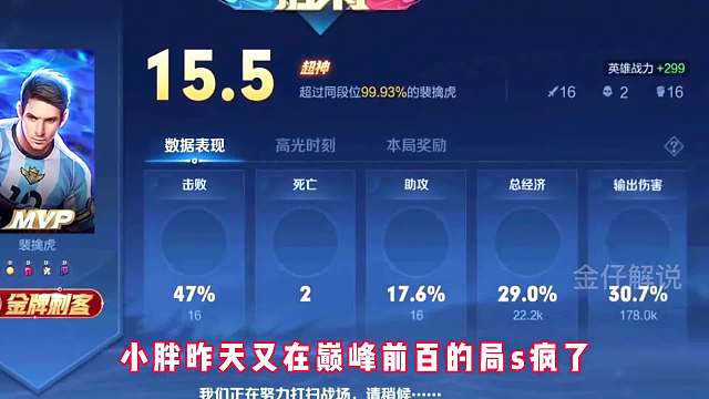巅峰前百重庆狼队小胖顶级老虎理解，面对双边芈月克制阵容不怂