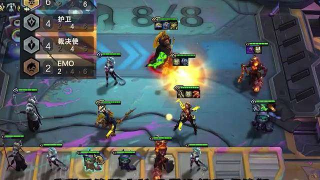 这又是一套冷门上分阵容朋克护卫裁决使三