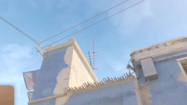 米垃圾超级烟！左键直接出手，最简单的vip烟！甚至不用跳投！#CS2#游戏教学