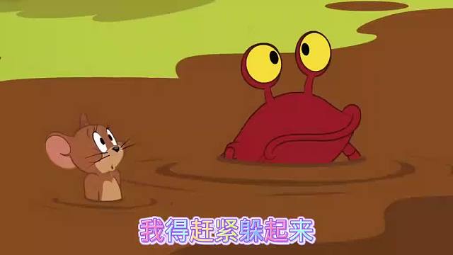 螃蟹被老鼠踢了他怎么能认输呢竟然要和老鼠决斗