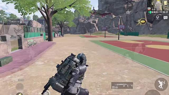 新版本倒地可以拿枪，