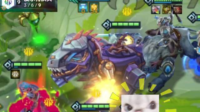 她的霸王龙在天上飞#金铲铲#热门游戏