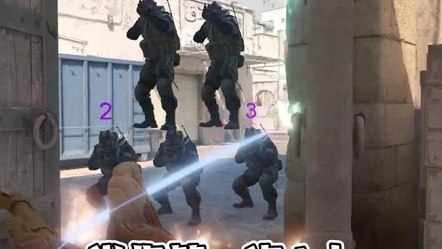 二次进攻A大套招，队友再也不怕A大打不进去了#CS2#游戏教学
