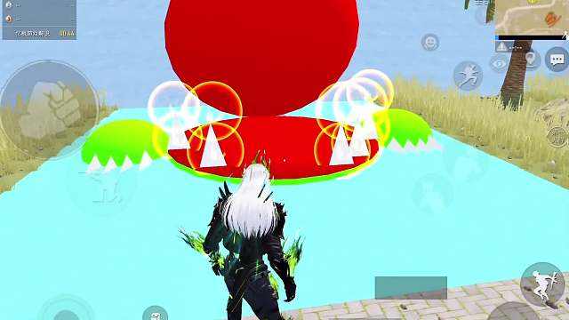 共创玩家自创地图鳄鱼拔牙双人小游戏，