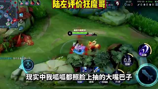 王者圈大佬陆左锐评狂魔哥，陆左他是互联网的强者现实中的懦夫