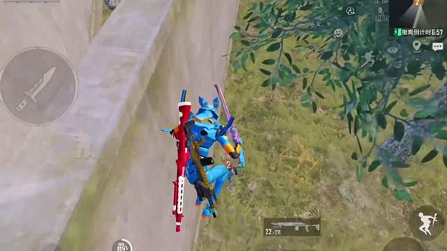 对峙前线居然能出到地图外面？