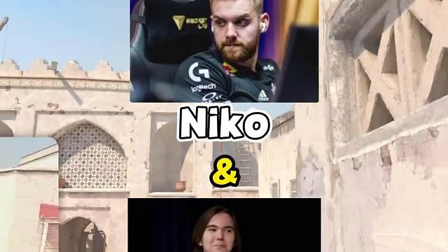 niko的最快的rushB烟！速学好用！和donk的精细瞄点#CS2#游戏教学