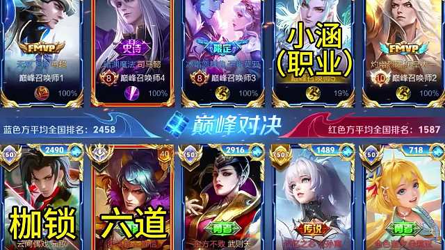 七位国服选手加一名职业哥，完美诠释了什么是操作的巅峰