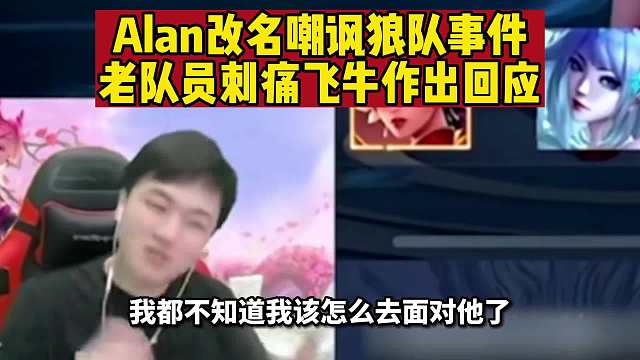 职业选手改名嘲讽狼队事件，老队友刺痛作出回应有点绝