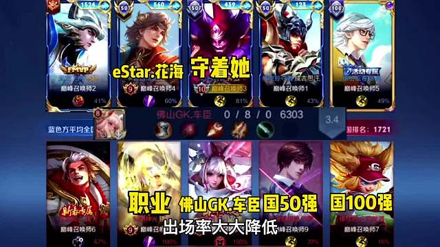 钟馗天花板守着她把职业国服阿离心态勾崩，精准神勾让其喜提