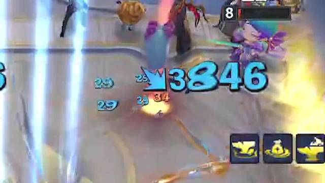 1个技能将近4千伤害，这就是连杀蛇女。