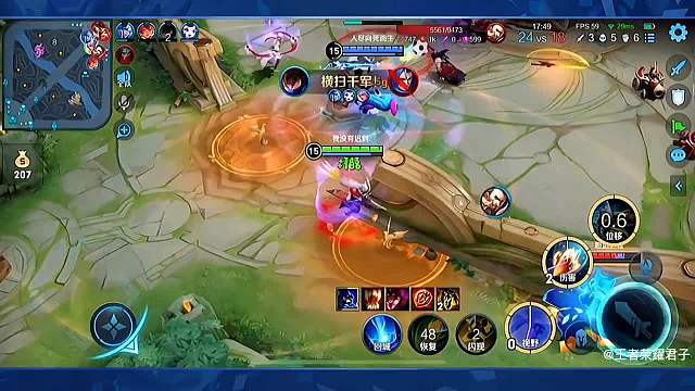 国服百里守约六尾，荣耀86星不当人泉水也要鲨沈梦溪