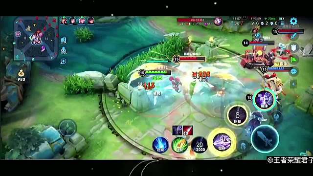 巅峰2600分微凉撞车孤影，逆风翻盘太精彩了，最后有孤影视角