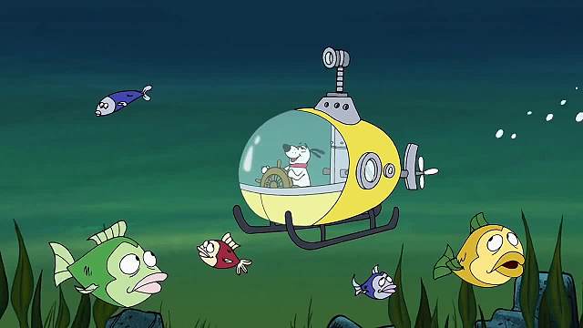 粉红豹被大鼻子弄到水里去了结果换快递时又被大鼻子给骗了