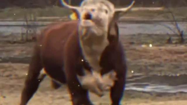 一只小牛的华丽变身