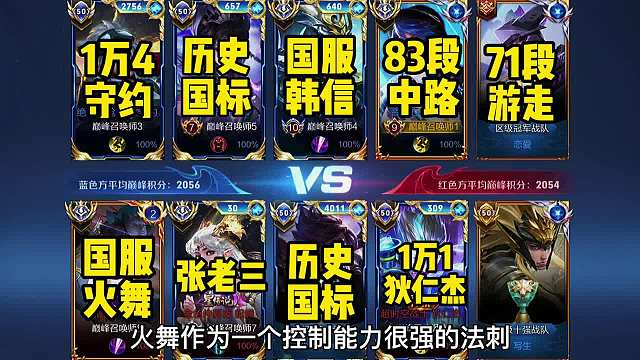 巅峰赛高分局。国服火舞打野？国服韩信：拿来吧你