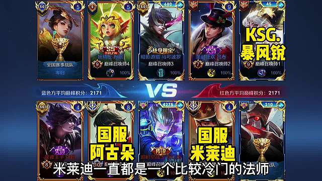 巅峰赛高分局，出现国服米莱迪。这思路打法不愧是国服值得学习