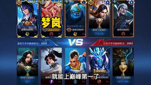 梦岚差一把上巅峰第一，扮猪吃虎用原皮，对面格局小了