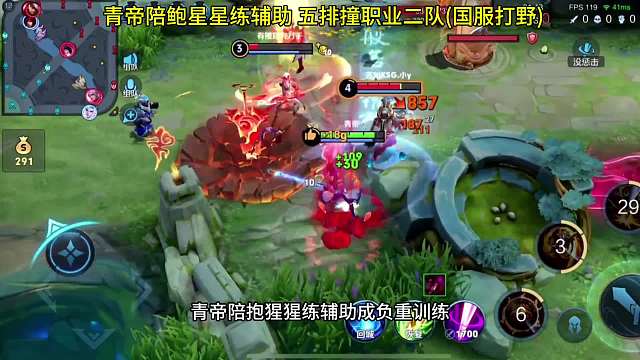 青帝车队职业二队，对面豪华阵容加上国服打野，鹿死谁手？