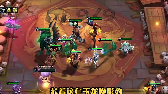 绝对冷门上分阵容换形玉龙豹二