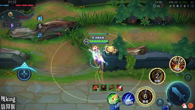 猴子vs盘古 全输出#王者荣耀#热门游戏