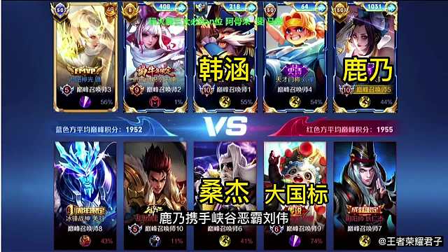 巅峰1937分天花板火舞鹿乃携手刘伟撞车桑杰，打得真是太精彩了