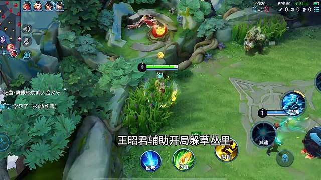 王昭君的“粑粑流”玩法，金牌辅助拿到手软，减速机制你得学会！#热门游戏#王者荣耀#解说教学