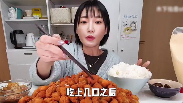 大胃王居然挑战600块炸鸡，隔屏幕光看都看饱了，究竟能吃多少呢 #美食 #大胃王 #炸鸡块