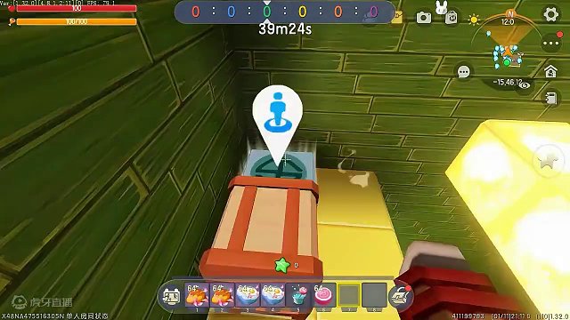 迷你世界：岩浆下降跑酷，八哥有绝招，直接追上虎妹子赶超小燕子 #迷你生存日记  #迷你跑酷 #生存 