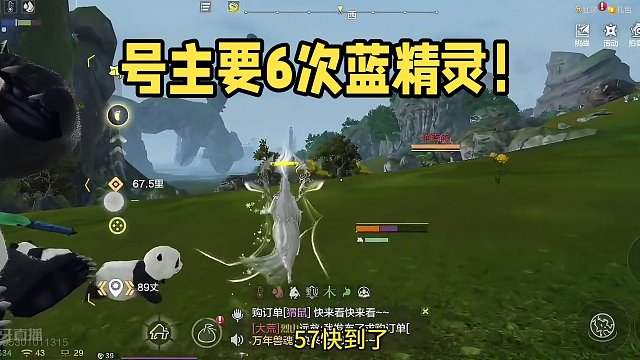 号主说要6词蓝精灵 那必须满足他！还有藏宝图和浑天耳环 #妄想山海 #山海经 #手游网游 #开放世界