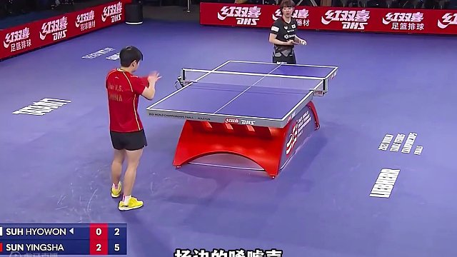 孙颖莎心态最崩溃的一战。韩乒削球一姐打不过就开始耍赖皮 #孙颖莎 #国乒 #乒乓球