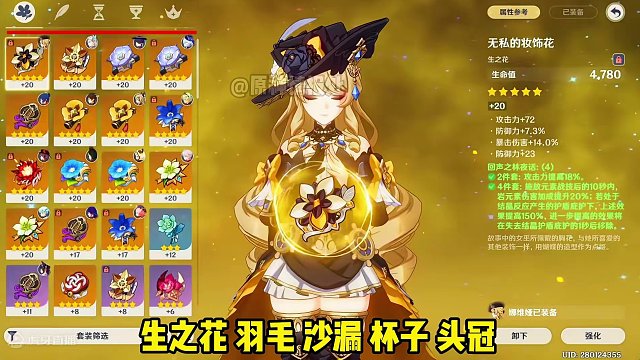 #原神枫丹 原神圣遗物选择与搭配详细攻略！#原神 #原神猛犸团 #原神攻略 #原神萌新