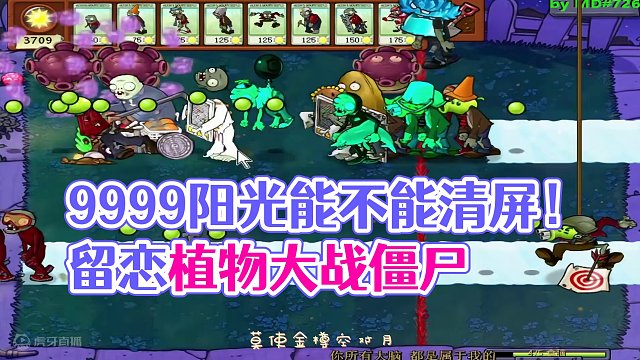 9999阳光能不能清屏！ #怀旧游戏 #植物大战僵尸 #随机僵尸