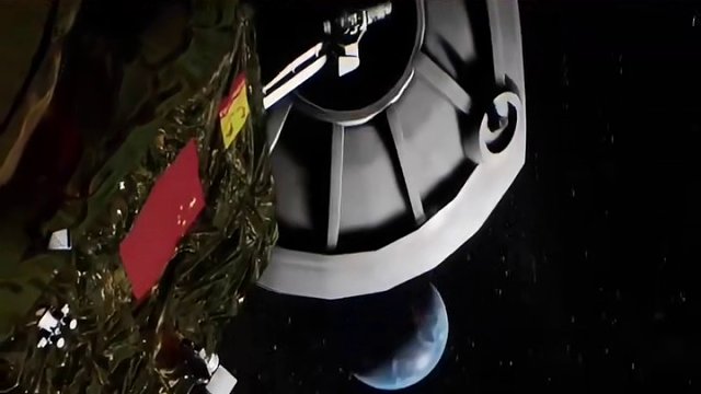 "发动机已点火，一切正常。"天问一号，传回首幅火星图像。