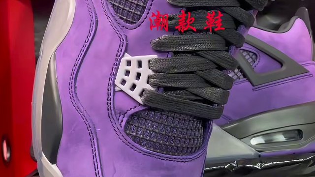 Aj4黑紫TS联名。发货实拍
GX版本市场最好的东西！