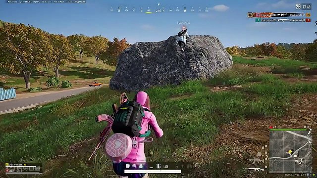 绝地求生：野区投掷物如何使用？决赛圈实战教学，结局1个字形容 #投掷物教学 #决赛圈