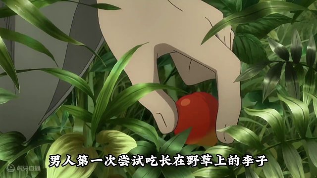 男人第一次尝试吃长在野草上的李子，结果回去后双腿就变成了木头，最后还开出了李子花#治愈 #虫师 #动