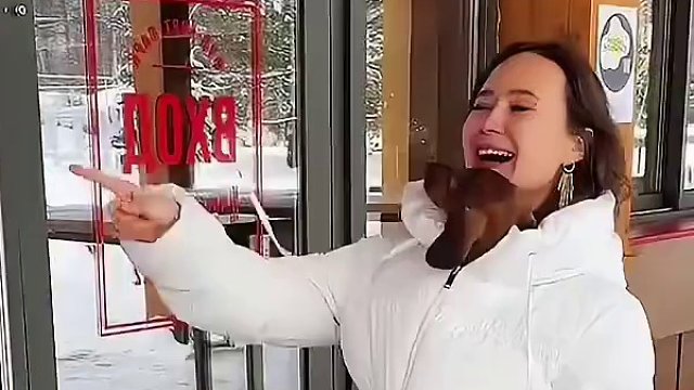 为了能顺利进入场所，给狗子穿上隐形衣！#搞笑视频 #搞笑配音 #搞笑