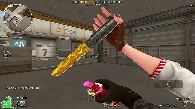 《CF国服最后一把黑骑士》 #cf #cf老兵