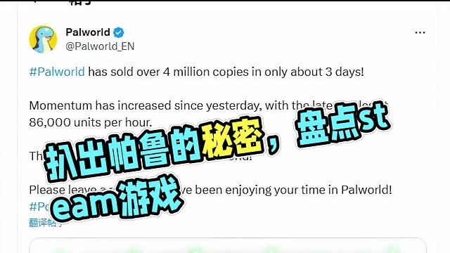 根本没有帕鲁，又或许人人都是帕鲁 #steam游戏 #幻兽帕鲁怎么联机
