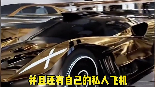 迪拜王子有多豪，看完你就知道了！#迪拜王子 #豪车 #黄金