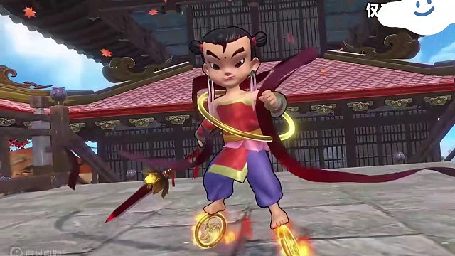 2.1新春版本的全新侍从【哪吒】这模型。。毁童年啊！ 两条命 #妄想山海 #新侍从 #哪吒 #联动 