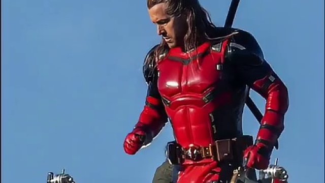 漫威《死侍3》曝光全新片场照 三个死侍和金刚狼在一起！ 2024年备受期待的#漫威 电影《#死侍3 