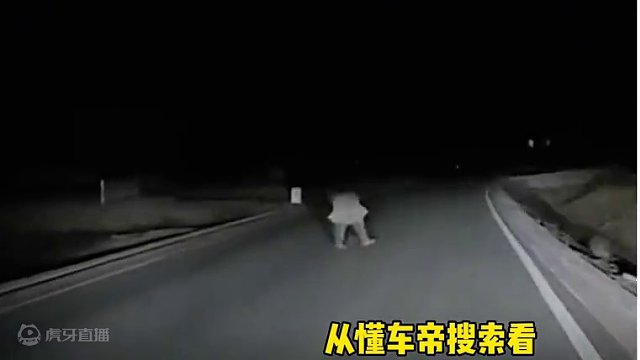 夜间遇到石头拦路，千万不要下车！#开车 #安全 #汽车