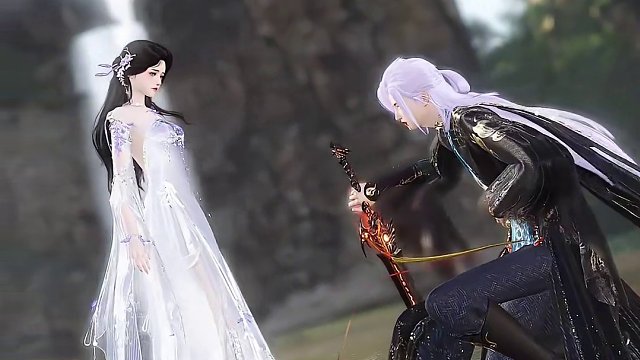 少年人杀人不出刀，只一双多情眸，便足以让人丢盔弃甲，狼狈溃逃。#逆水寒ol