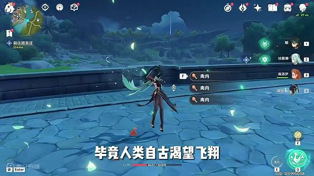 闲云=快乐，完成了我起飞的梦想 #原神枫丹   #闲云  #原神海灯节 #原神攻略 #27小课堂