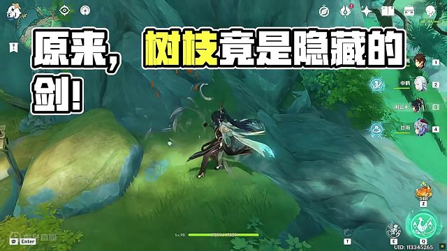 4.4隐藏成就“五剑归王山”完成攻略！原来这是剑不是树枝！ #原神枫丹  #原神攻略 #原神隐藏成就