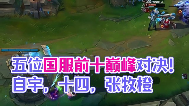 5位国服前十齐聚！自宇，十四，张牧橙，Sora，茂凯大王，过 往如梦，陈念，丽水adKing！#峡谷